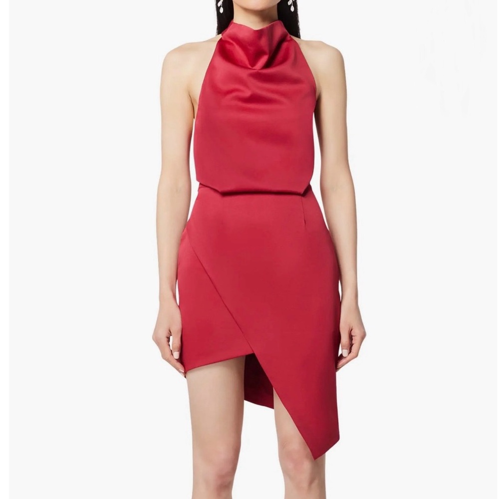 Elliatt Red Halter Neck Dress